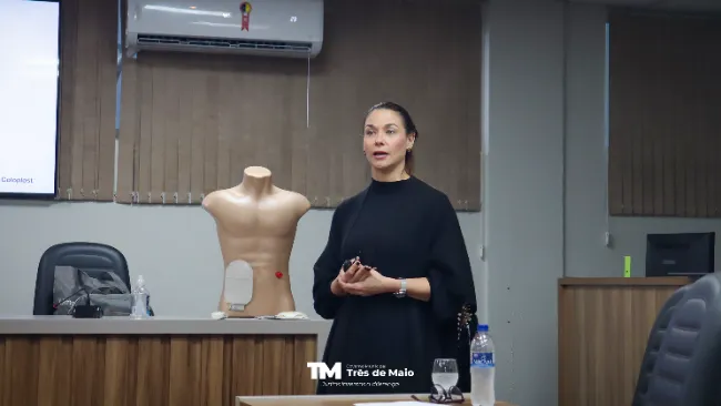 Treinamento orienta pacientes estomizados sobre cuidados e qualidade de vida em Três de Maio