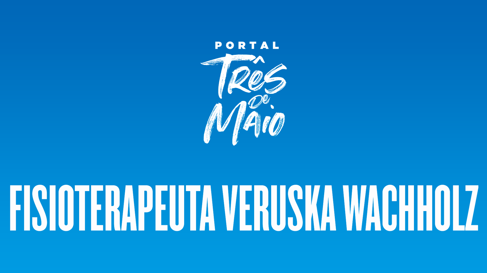 Fisioterapeuta Veruska Wachholz